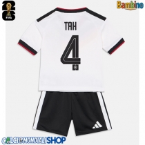 Maglie da calcio Germania Jonathan Tah #4 Prima Maglia Bambino Mondiali 2026  Manica Corta + Pantaloni corti)